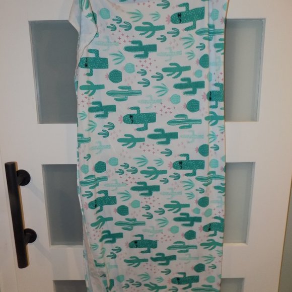 Prickle My Fancy Cactus Baby Swaddle Blanket 37"x 39" - Picture 2 of 4